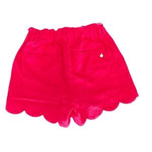 New Crown & Ivy Shelby Scallop Shorts Coral Sun Size 10
